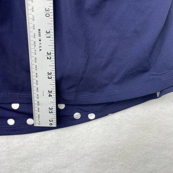 NWT Womens Plus Size 30/32 Evans 4X Blue Isabelle Layered Tunic‎ Top Blouse - Picture 8 of 16